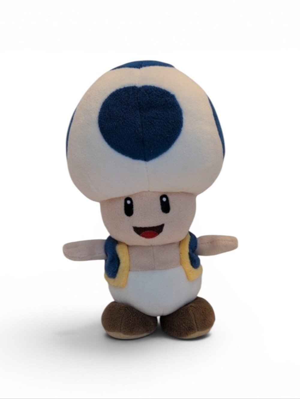 Nintendo Super Mario Blue Toad 8 Inch Plush San Ei Little Buddy 2017 Collectible